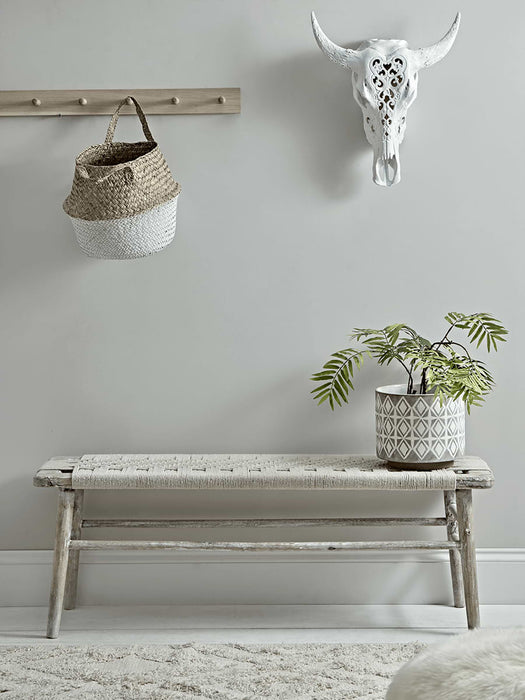 Woven Rope Bench