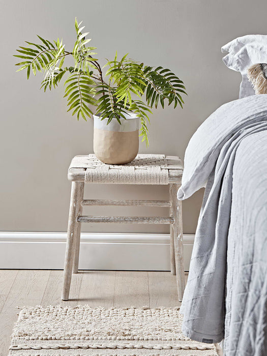 Woven Rope Low Stool