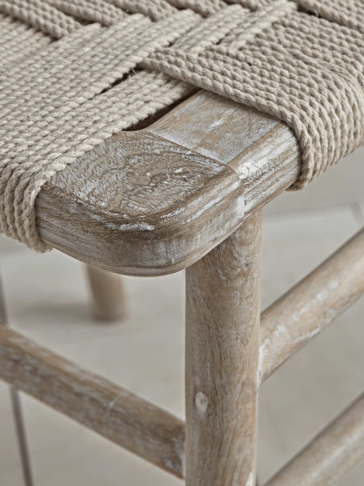 Woven Rope Low Stool