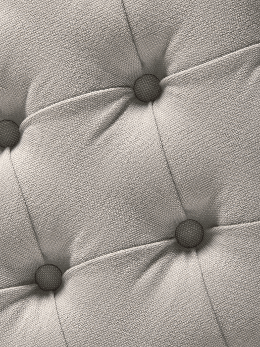 Buttoned Ottoman Moss Cotton Velvet