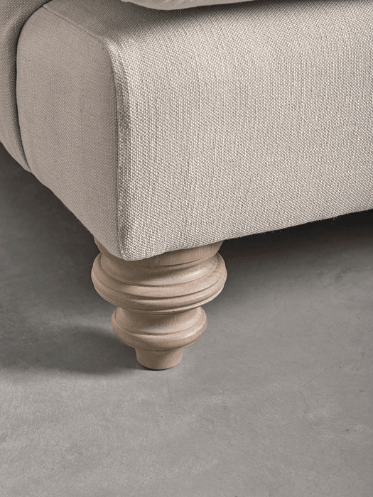 Cosy Chaise Birch Linen Cotton Blend - Left Hand Facing