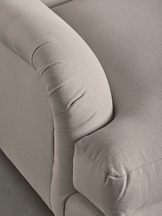 Cosy Chaise Birch Linen Cotton Blend - Right Hand Facing