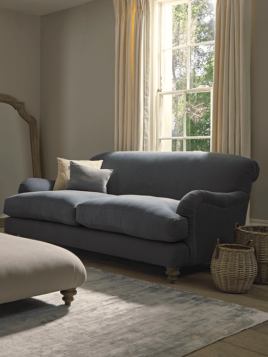 Cosy Midi Sofa Slate Cotton Velvet