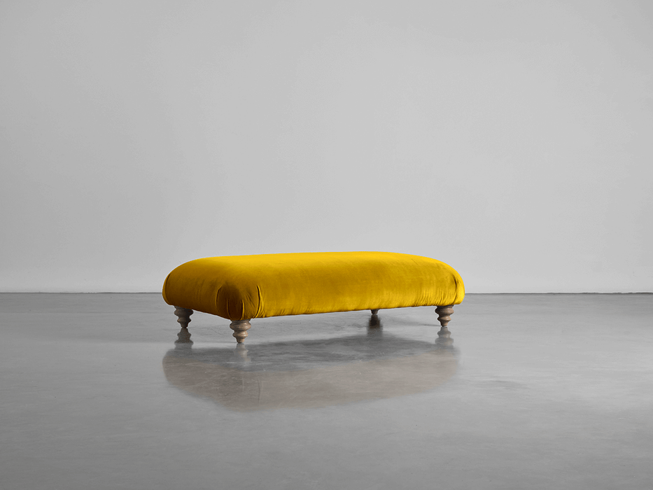 Cosy Ottoman Gold Cotton Velvet