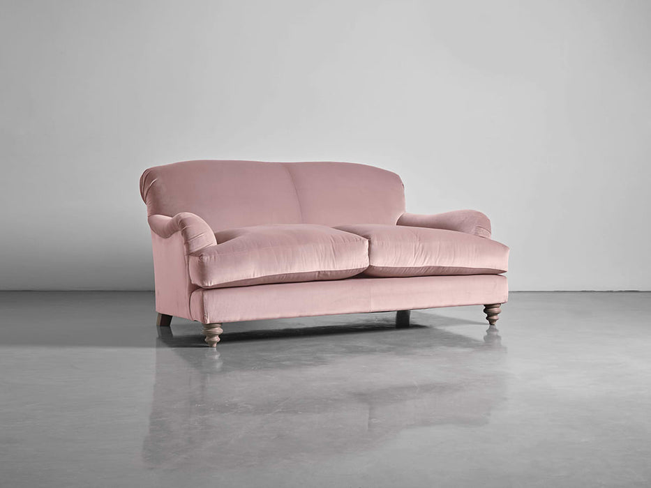 Cosy Midi Sofa Blush Cotton Velvet