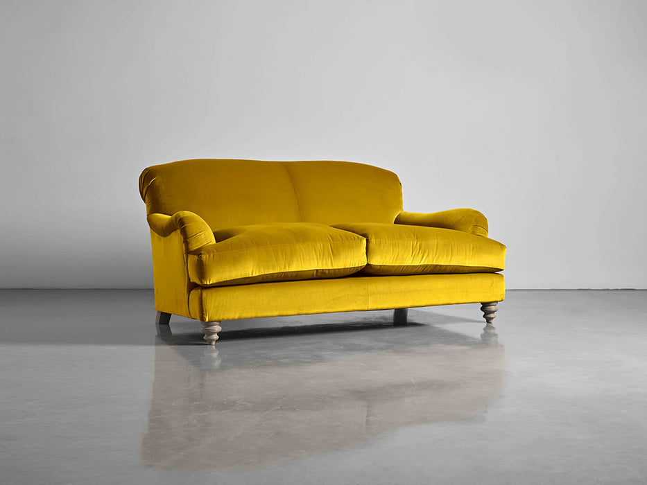 Cosy Midi Sofa Gold Cotton Velvet