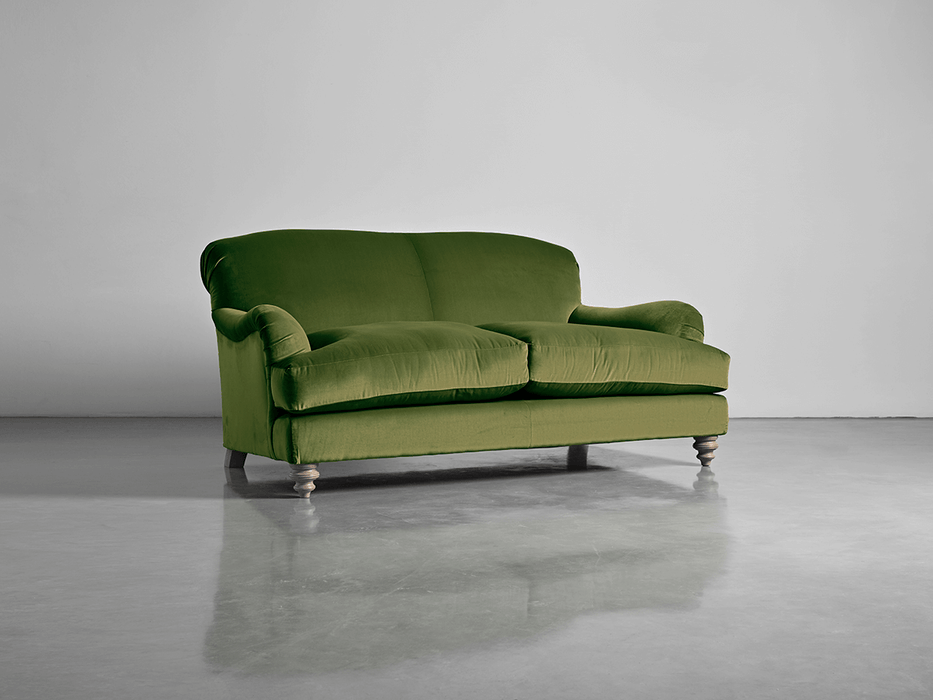 Cosy Petite Sofa Moss Cotton Velvet
