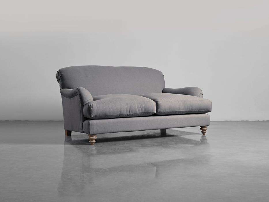 Cosy Petite Sofa Smoke Linen Cotton Blend
