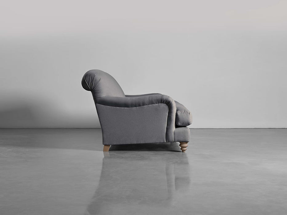 Cosy Midi Sofa Smoke Linen Cotton Blend