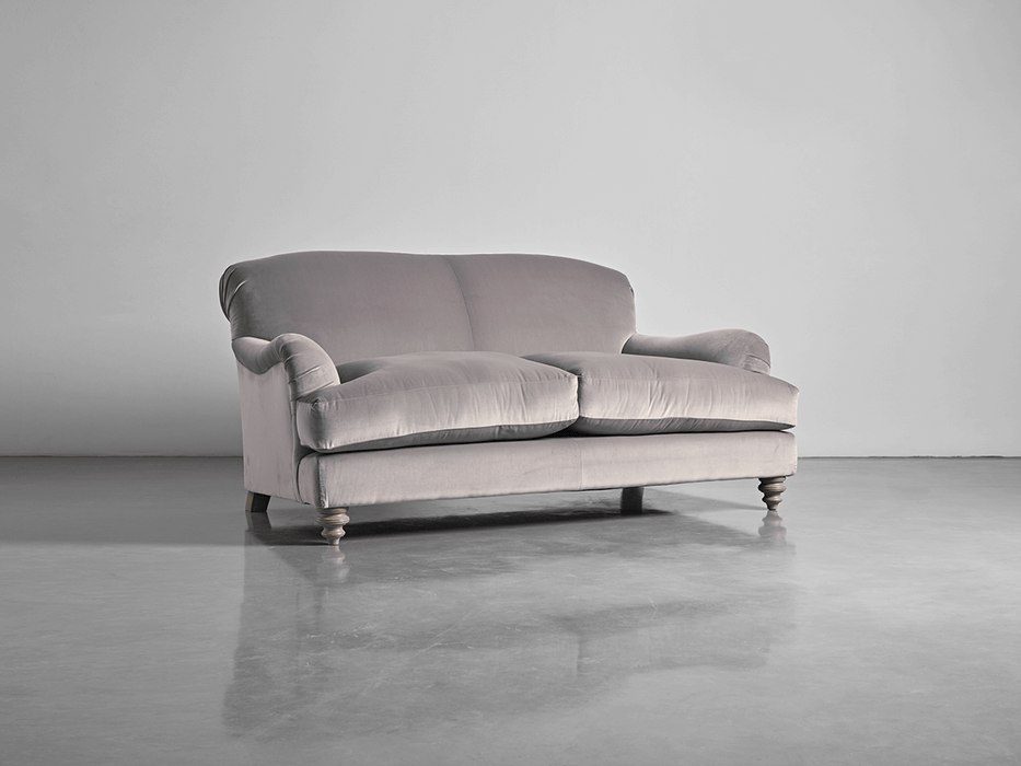Cosy Midi Sofa Swedish Grey Cotton Velvet