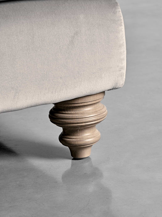 Cosy Petite Sofa Blush Cotton Velvet