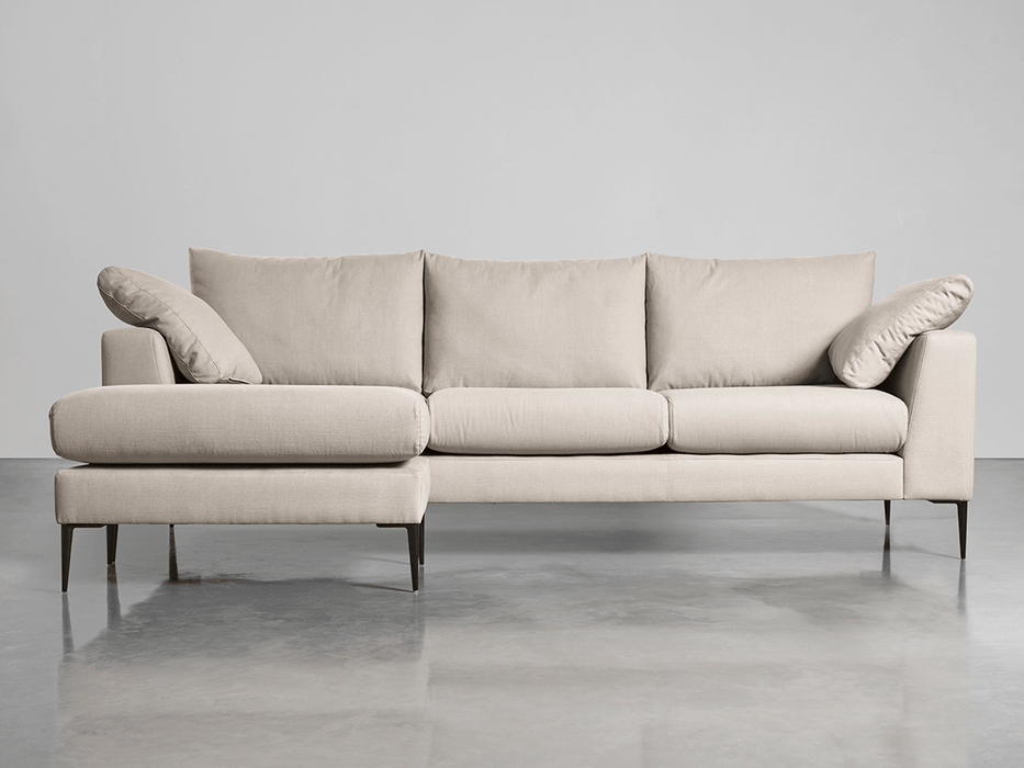 Milano Grand Chaise Sofa Birch Linen Cotton Blend