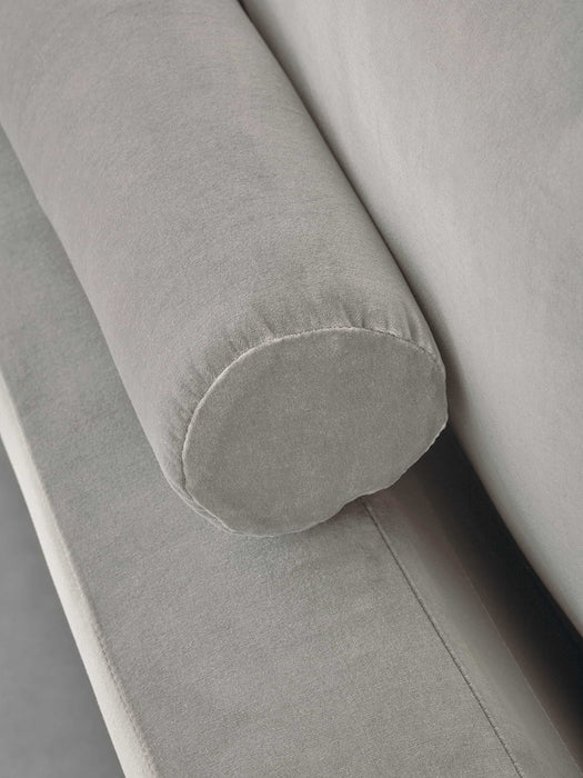 Milano Grand Chaise Sofa Gold Cotton Velvet