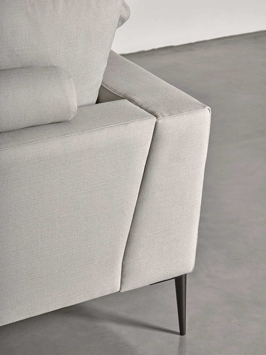 Milano Loveseat Birch Linen Cotton Blend