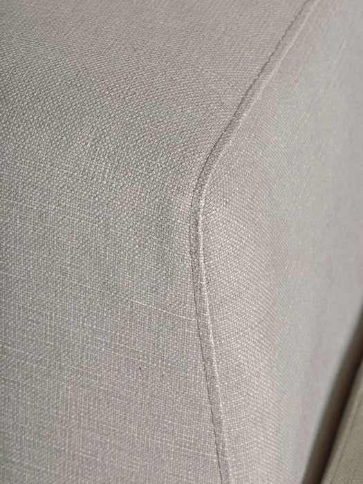 Milano Loveseat Smoke Linen Cotton Blend