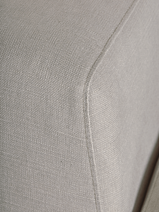 Milano Loveseat Flint Linen Cotton Blend