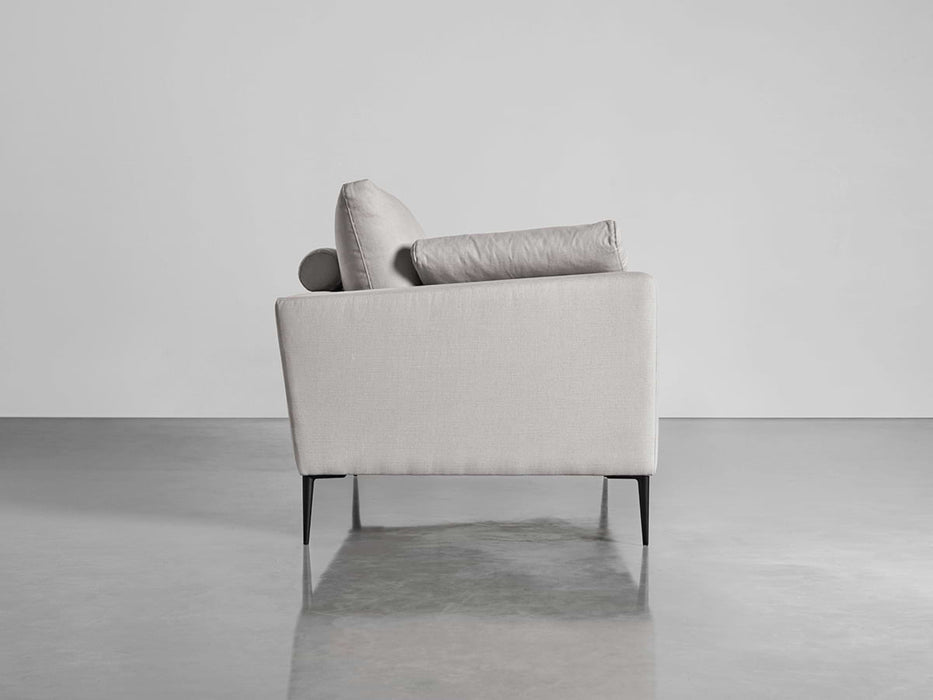 Milano Grand Sofa Ash Linen Cotton Blend