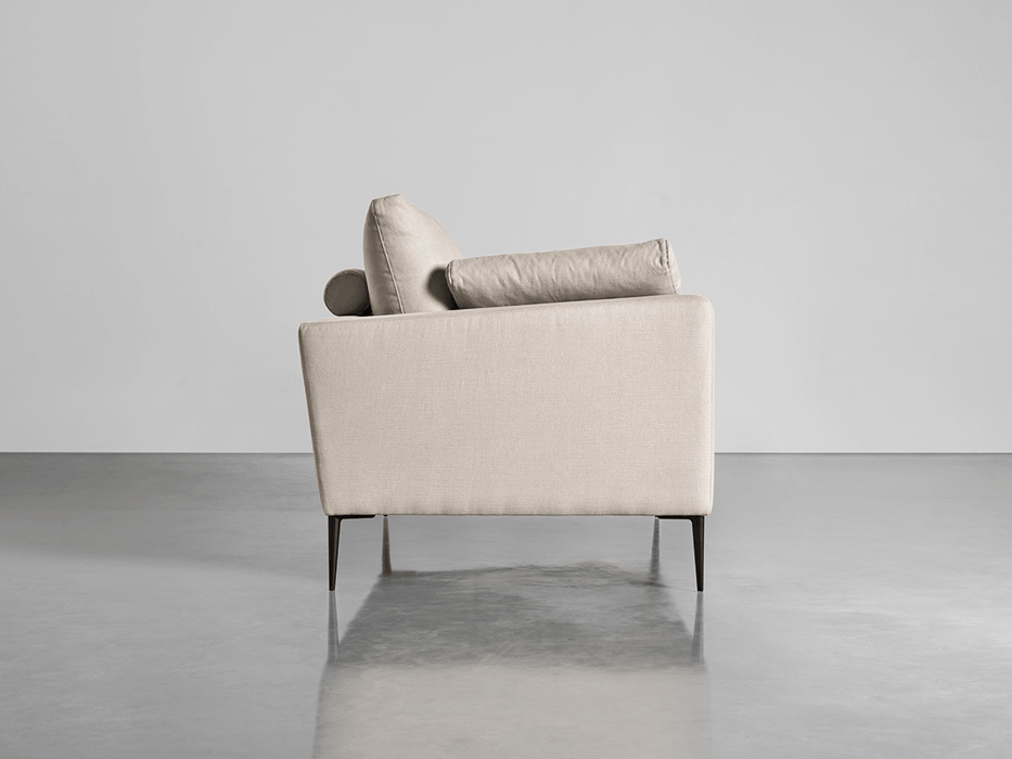 Milano Loveseat Birch Linen Cotton Blend