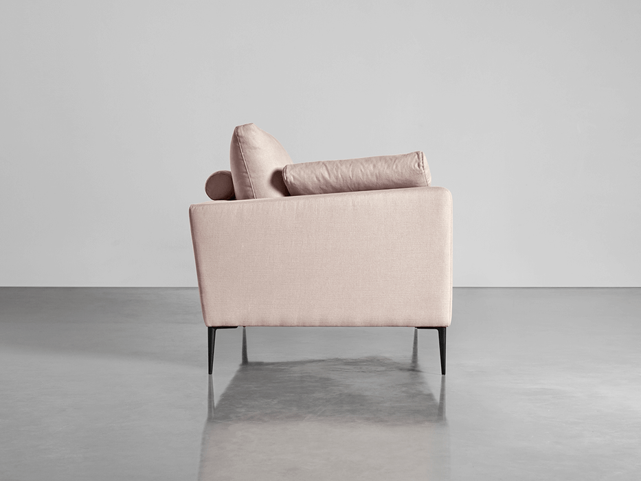 Milano Loveseat Mallow Linen Cotton Blend