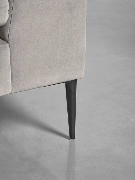 Milano Loveseat Gold Cotton Velvet