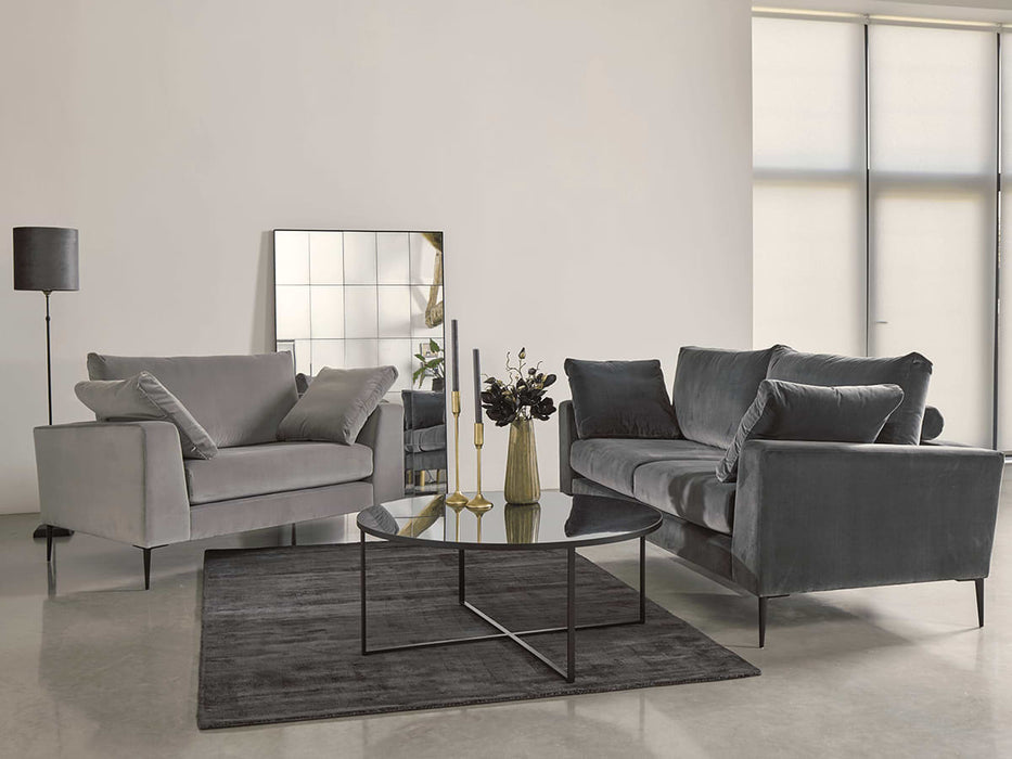 Milano Midi Sofa Mallow Linen Cotton Blend