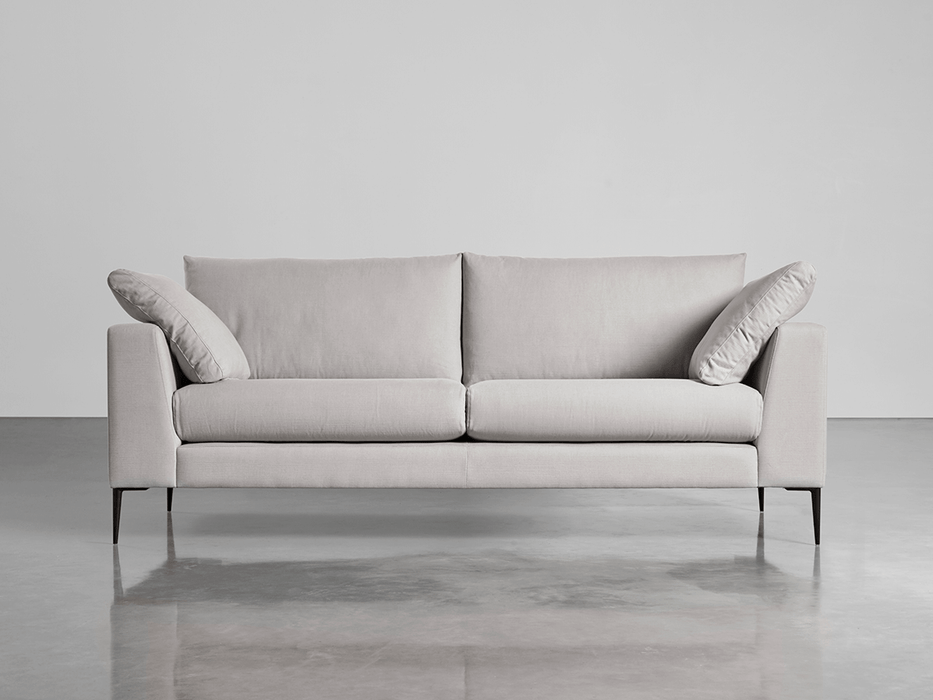Milano Midi Sofa Ash Linen Cotton Blend