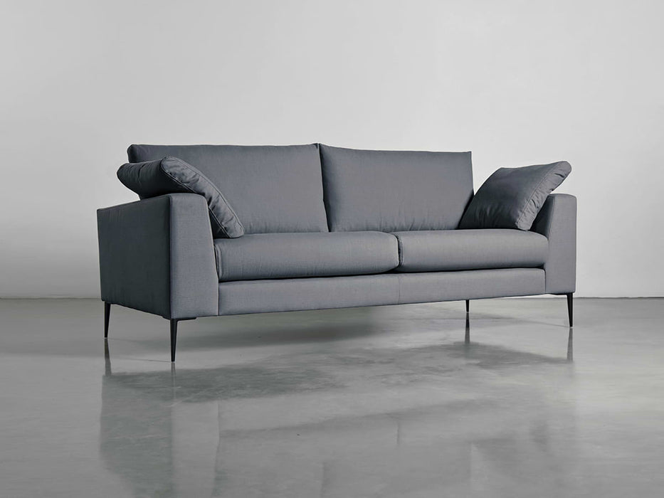 Milano Midi Sofa French Blue Linen Cotton Blend