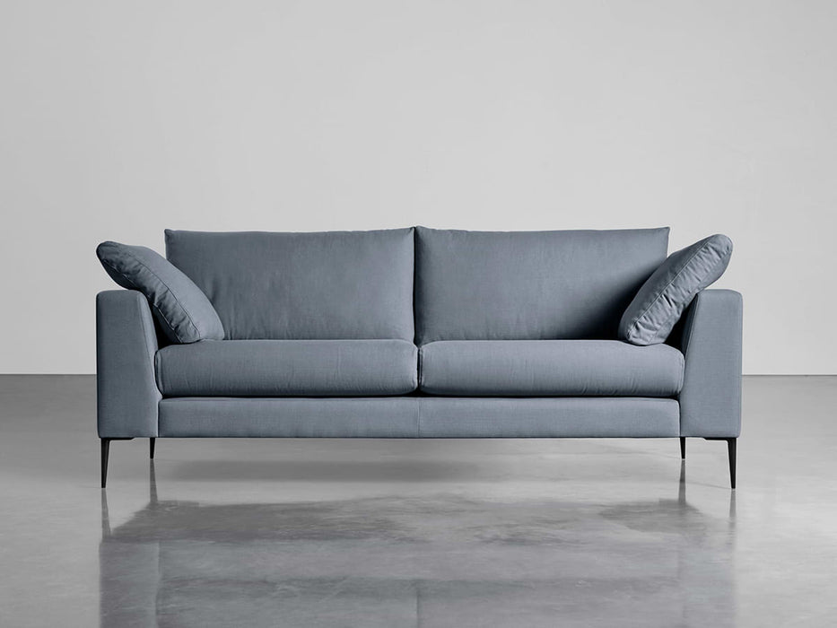 Milano Midi Sofa French Blue Linen Cotton Blend