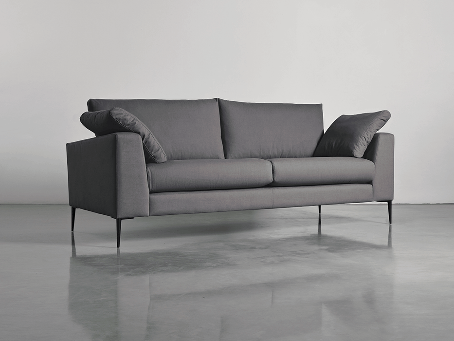 Milano Grand Sofa Flint Linen Cotton Blend
