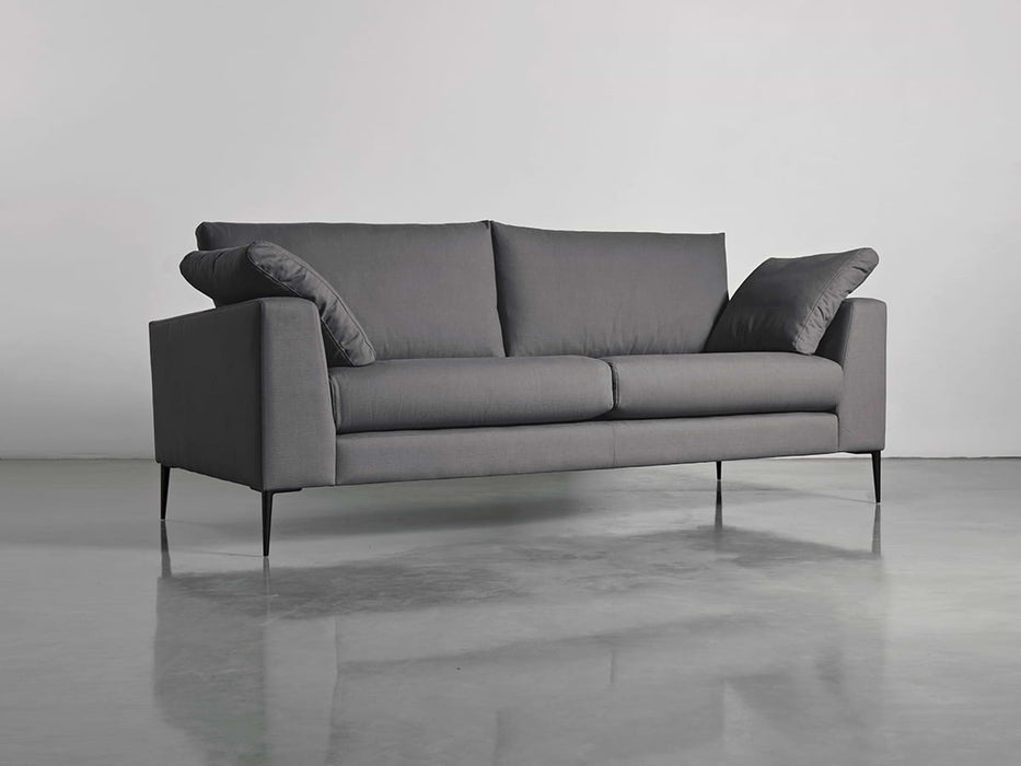 Milano Midi Sofa Flint Linen Cotton Blend