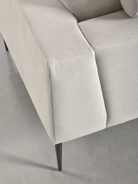 Milano Midi Sofa French Blue Linen Cotton Blend
