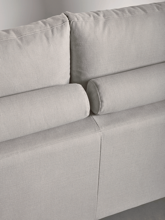Milano Grand Sofa Smoke Linen Cotton Blend
