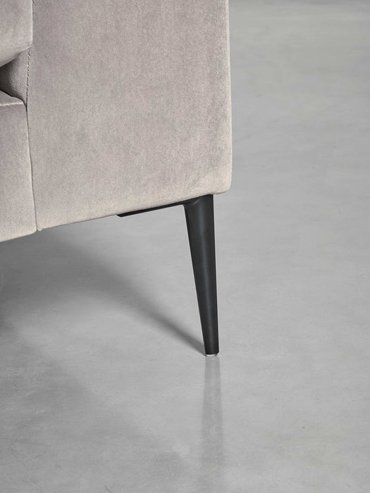 Milano Grand Sofa Blush Cotton Velvet