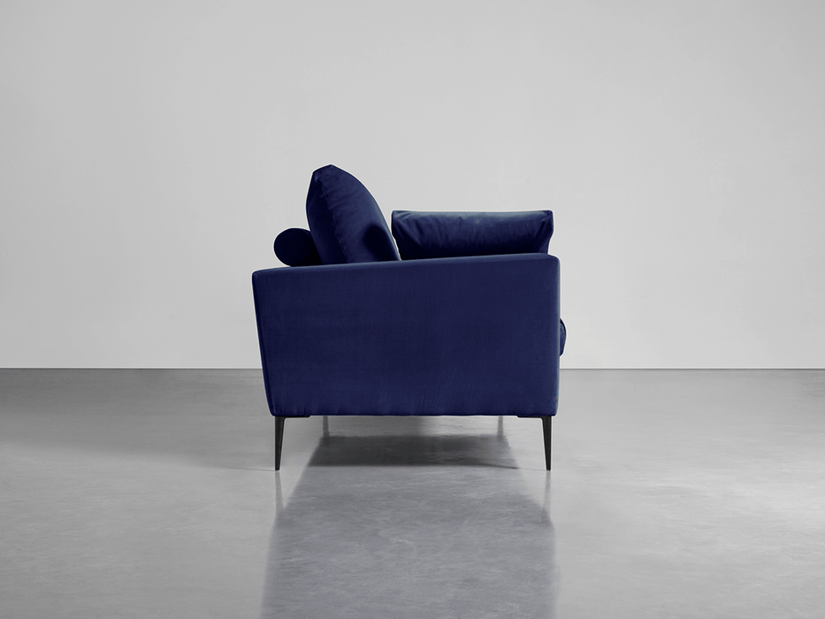 Milano Midi Sofa Navy Cotton Velvet