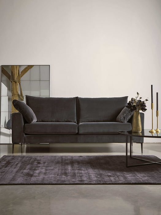 Milano Grand Sofa French Blue Linen Cotton Blend