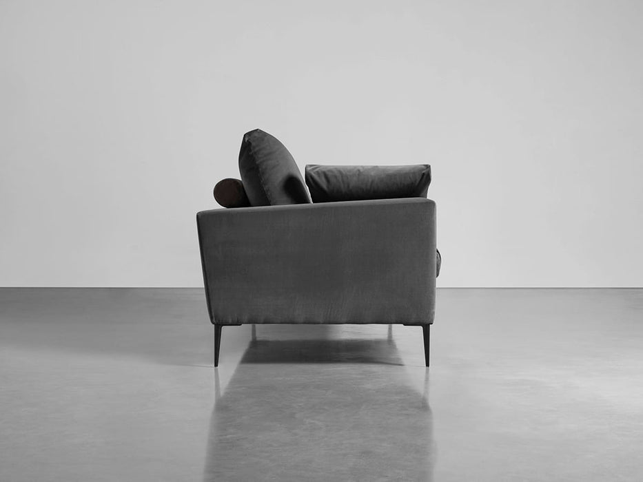 Milano Midi Sofa Slate Cotton Velvet