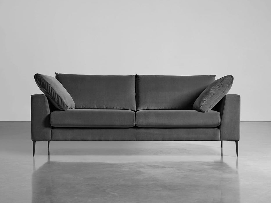 Milano Midi Sofa Slate Cotton Velvet