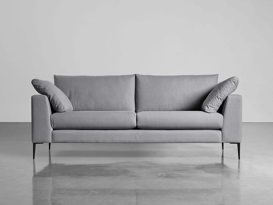 Milano Midi Sofa Smoke Linen Cotton Blend