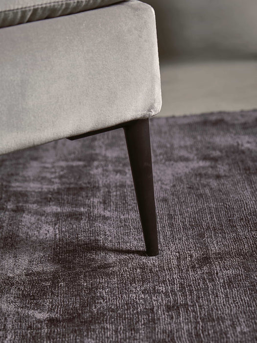 Milano Ottoman Swedish Grey Cotton Velvet