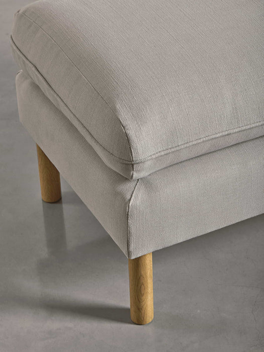 Scandi Ottoman Gold Cotton Velvet