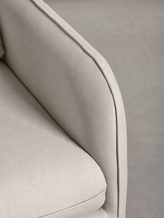 Scandi Midi Sofa Mallow Linen Cotton Blend