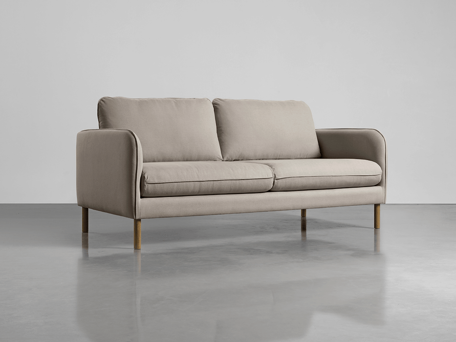 Scandi Midi Sofa Birch Linen Cotton Blend