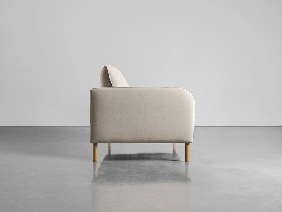 Scandi Midi Sofa Birch Linen Cotton Blend