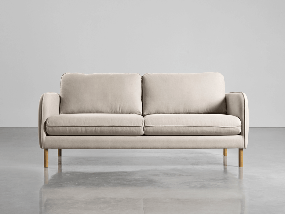 Scandi Midi Sofa Birch Linen Cotton Blend