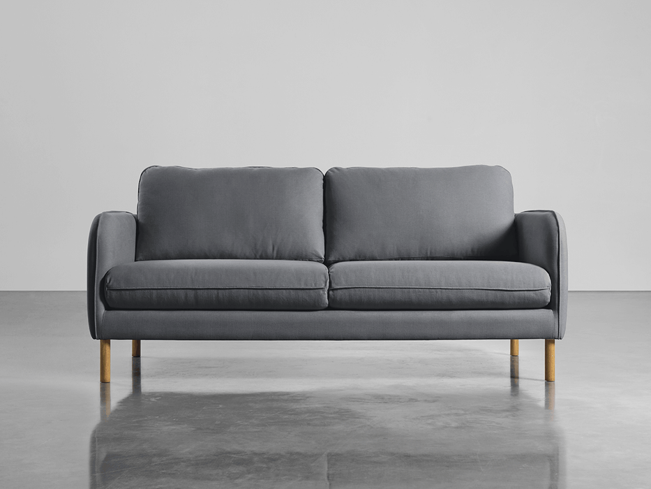 Scandi Midi Sofa Flint Linen Cotton Blend