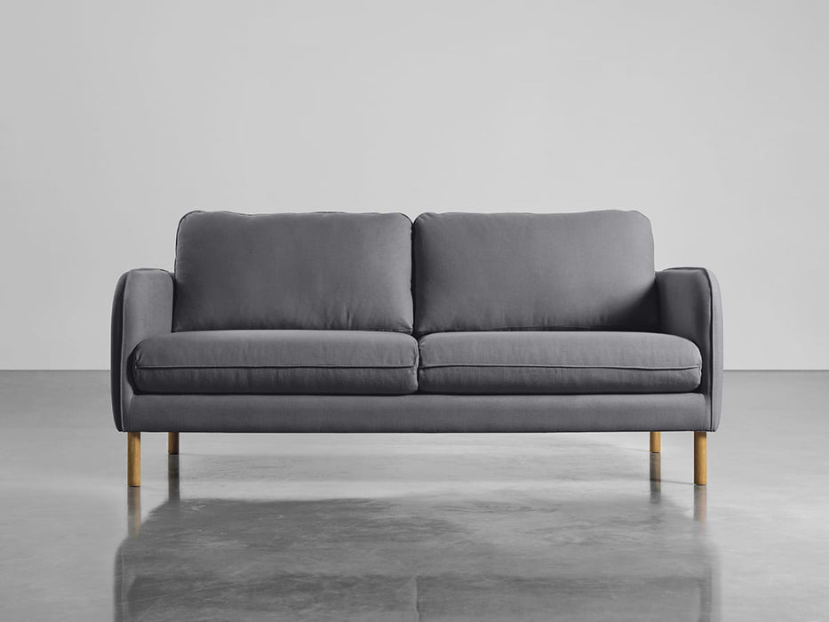 Scandi Petite Sofa Flint Linen Cotton Blend