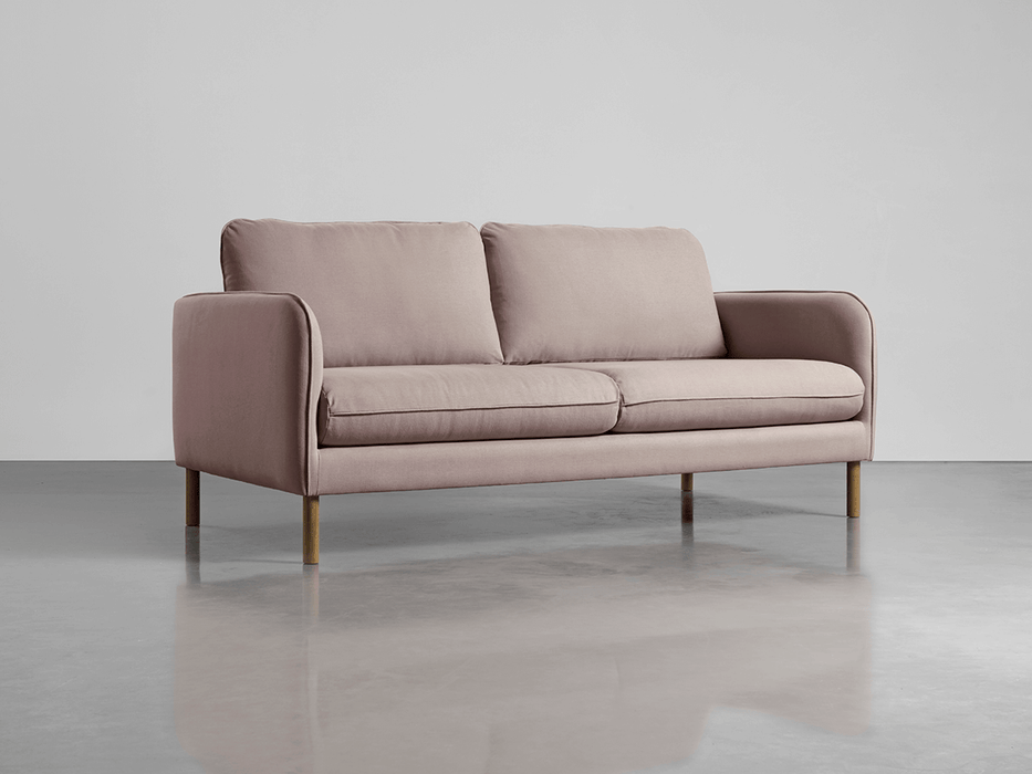 Scandi Midi Sofa Mallow Linen Cotton Blend