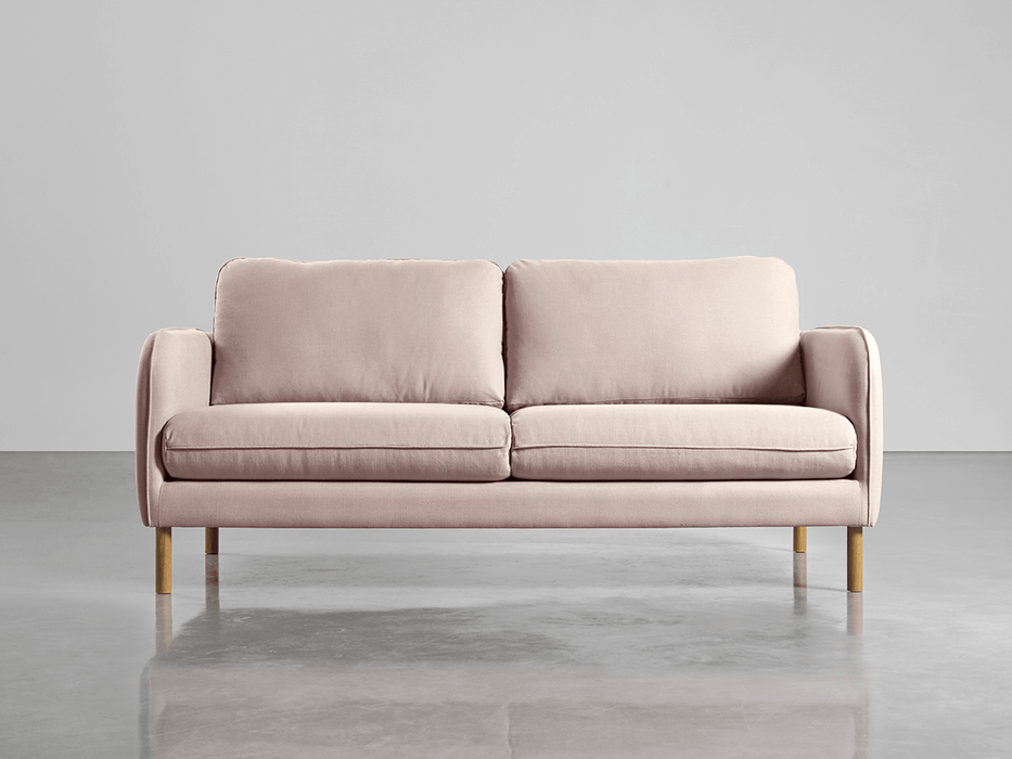 Scandi Midi Sofa Mallow Linen Cotton Blend