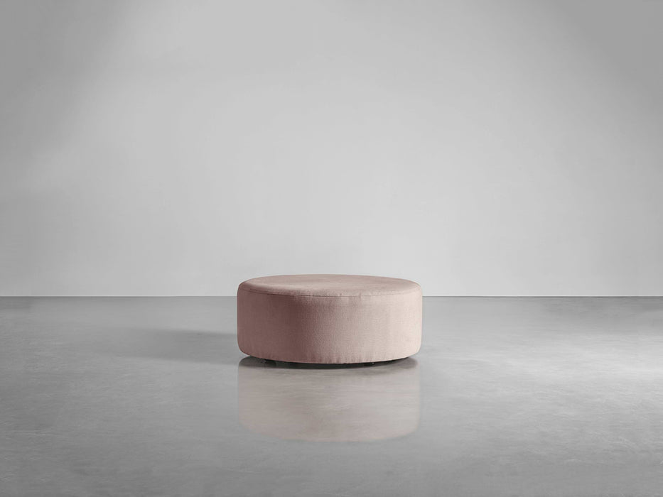 Scandi Round Ottoman
