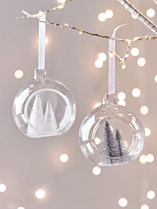 Twelve Brush Tree Baubles